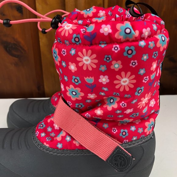 Northside Thinsulate Water Resistant Floral Winter Snow Boots Slip Resistant - Picture 8 of 13